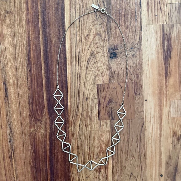 Madewell Geometric Triangle Long Necklace